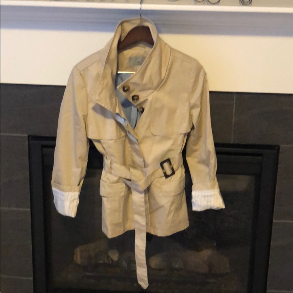 H&M khaki button up jacket
